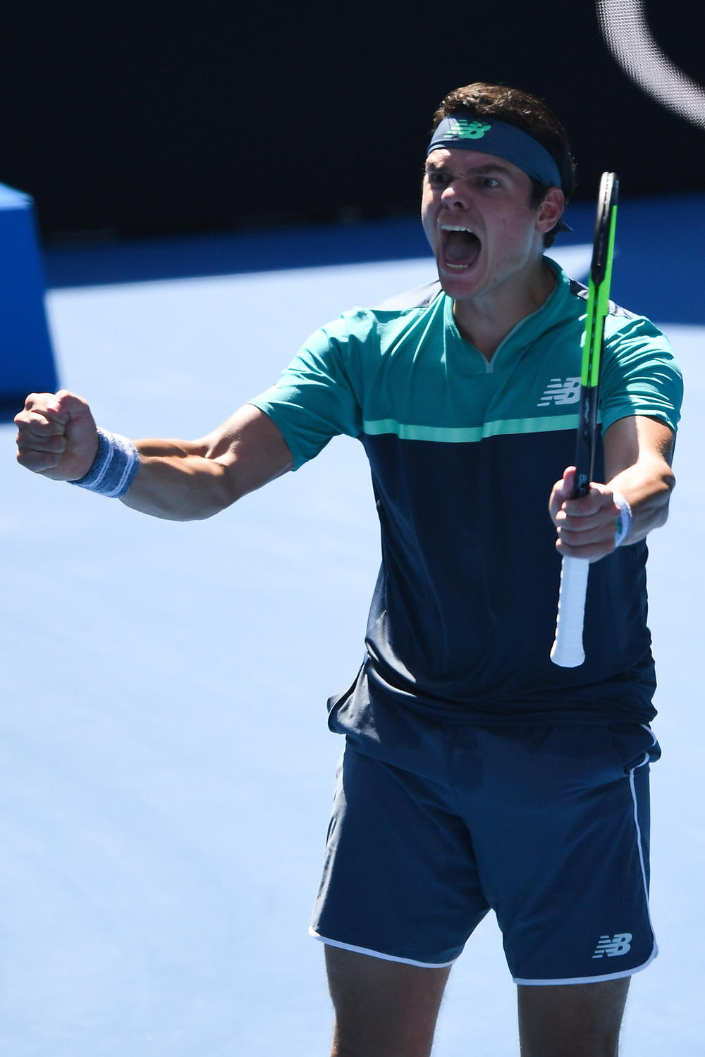 Furiozan je bio Miloš Raonić u ovom meču  