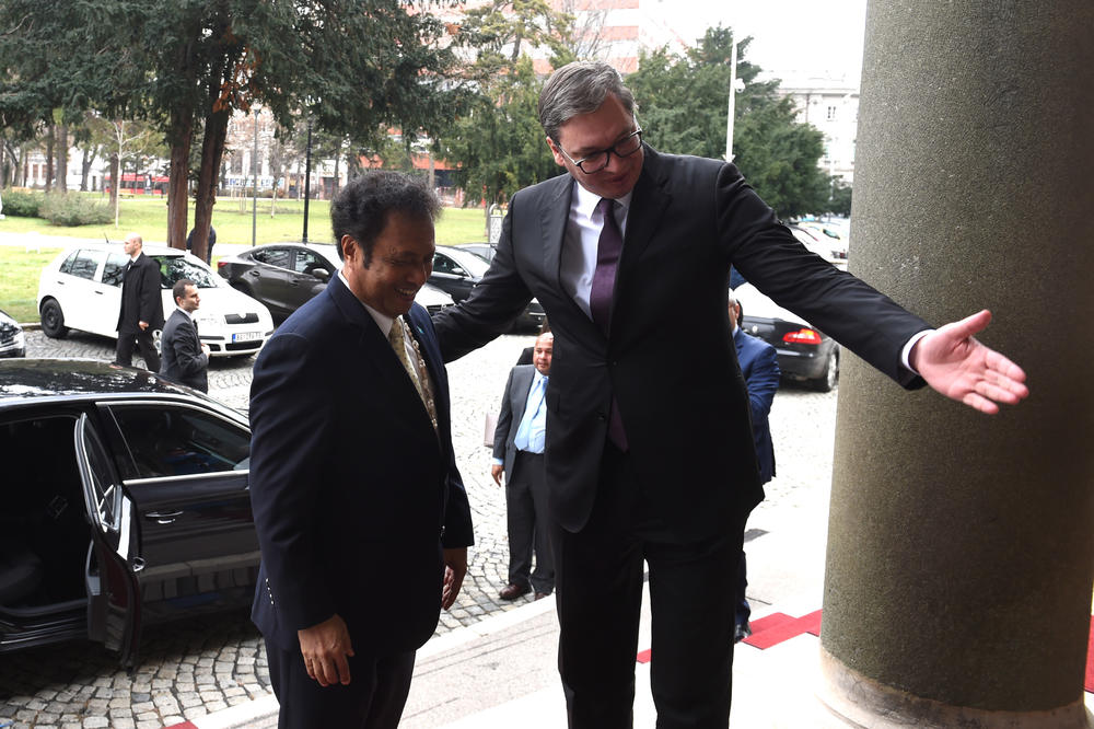 Predsednik Palaoa u poseti predsednika Vučića  