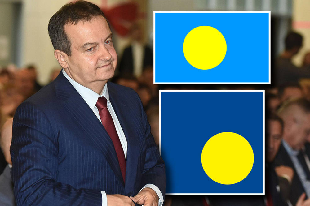 KAKO LI JE DAČIĆ REAGOVAO KAD JE VIDEO ZASTAVU DRŽAVE PALAU: Je l da da vam izgleda poznato???