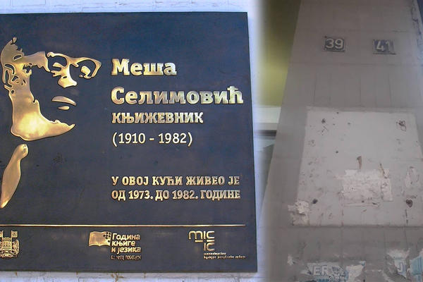 HULIGANI U KAPULJAČAMA UKRALI SU SPOMEN PLOČU MEŠI SELIMOVIĆU! Da li je ovo NAJVEĆA SRPSKA BRUKA? (FOTO)