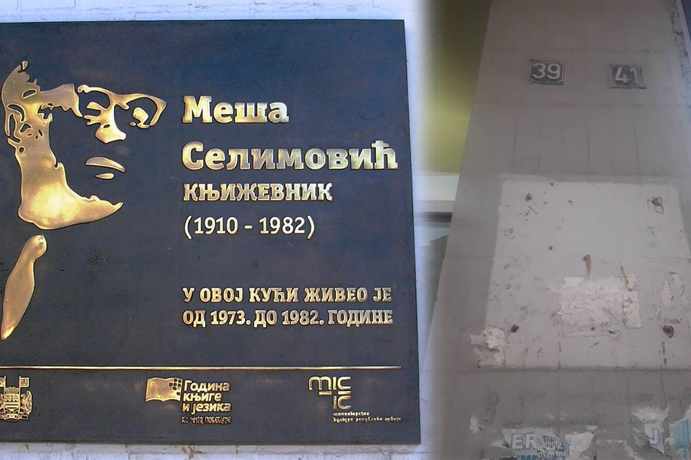 HULIGANI U KAPULJAČAMA UKRALI SU SPOMEN PLOČU MEŠI SELIMOVIĆU! Da li je ovo NAJVEĆA SRPSKA BRUKA? (FOTO)