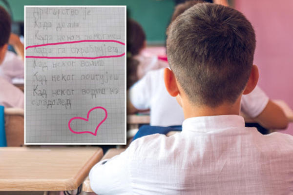 SRPSKI ĐAK PRVAK OBJASNIO ŠTA JE DRUGARSTVO: Njegov stav je iznenadio sve! (FOTO)