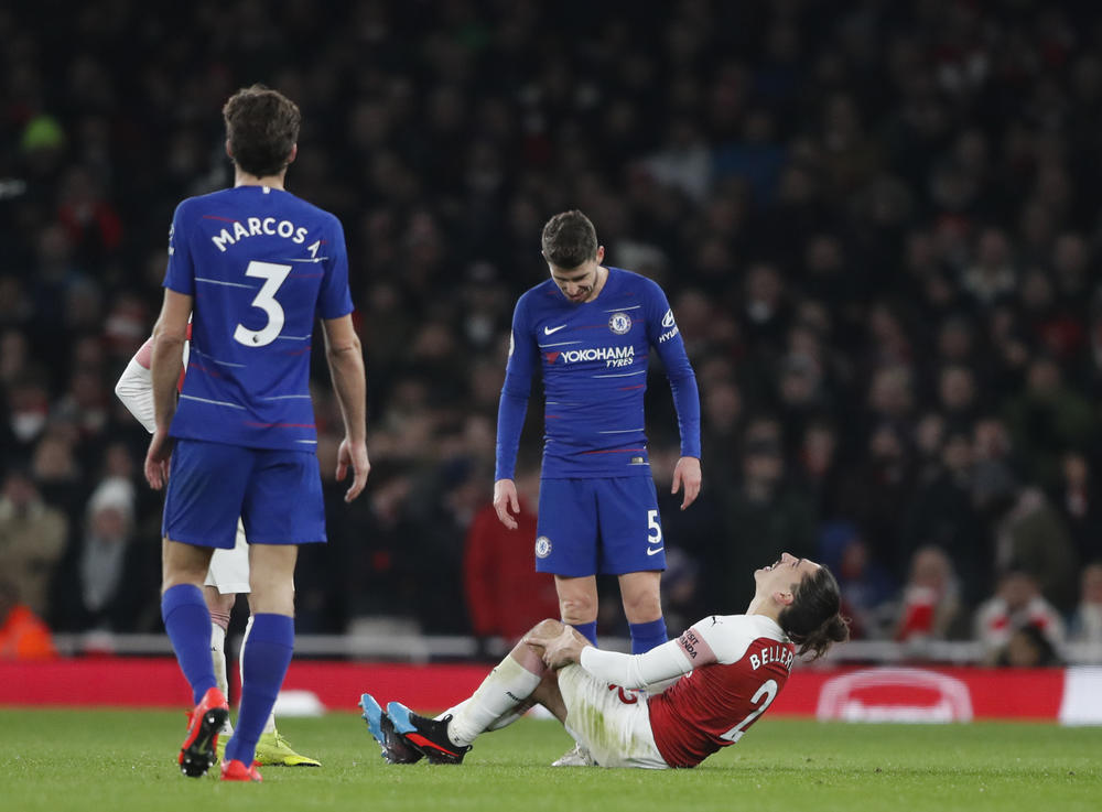 Trenutak kad je Ektor Beljerin pokidao ligamente kolena  