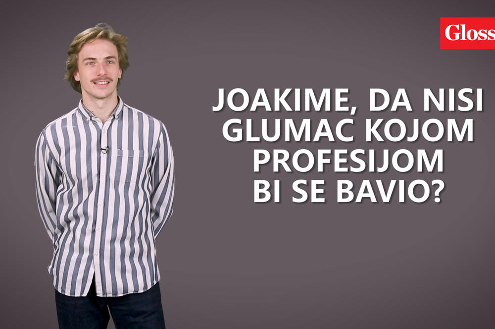 Joakim Tasić: Da nisam glumac, bio bih detektiv!