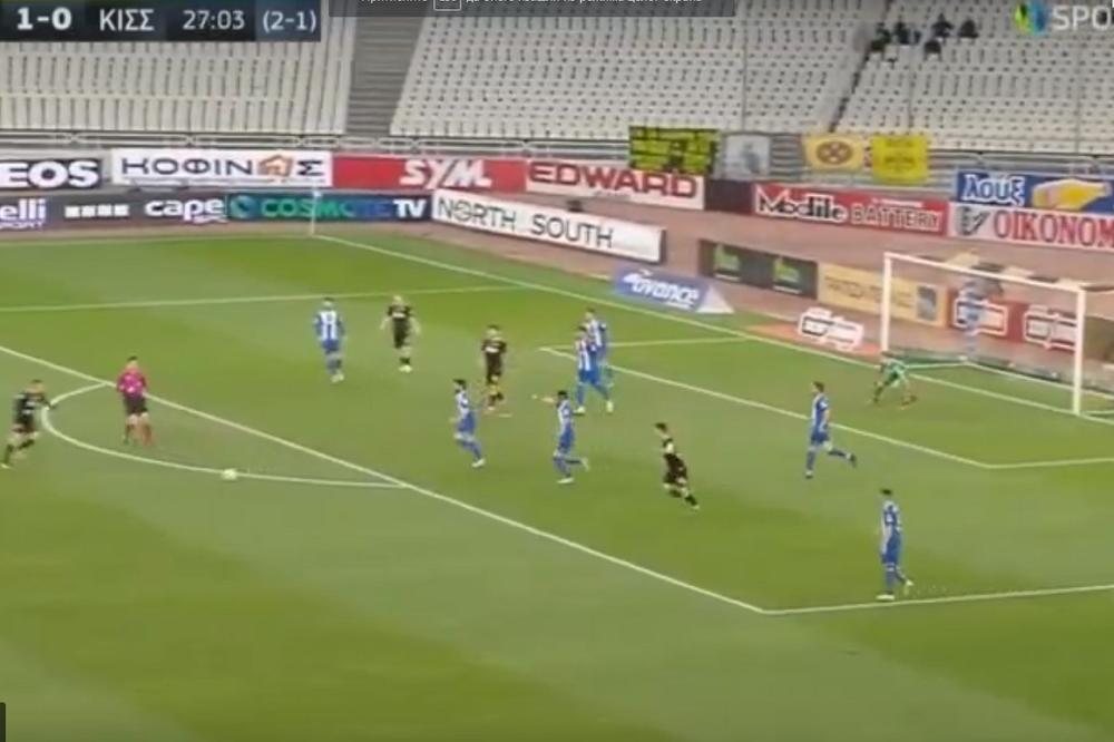 ODMAH SE ISPLATIO: Nenad Krstičić dao prvi gol u dresu AEK-a, i to sa preko 20 metara!