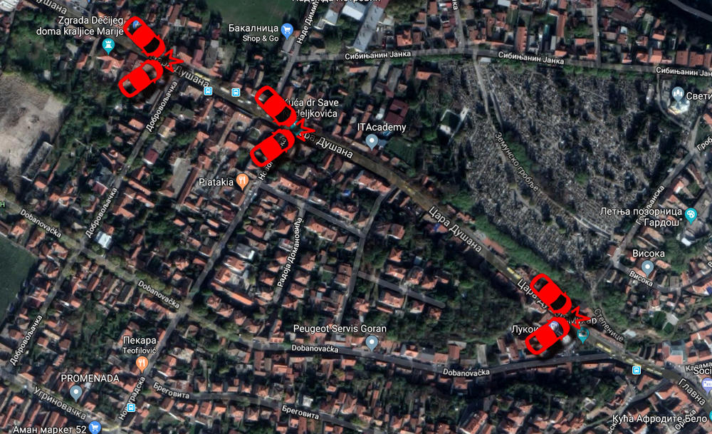 Tri sudara u razmaku od 600 metara 