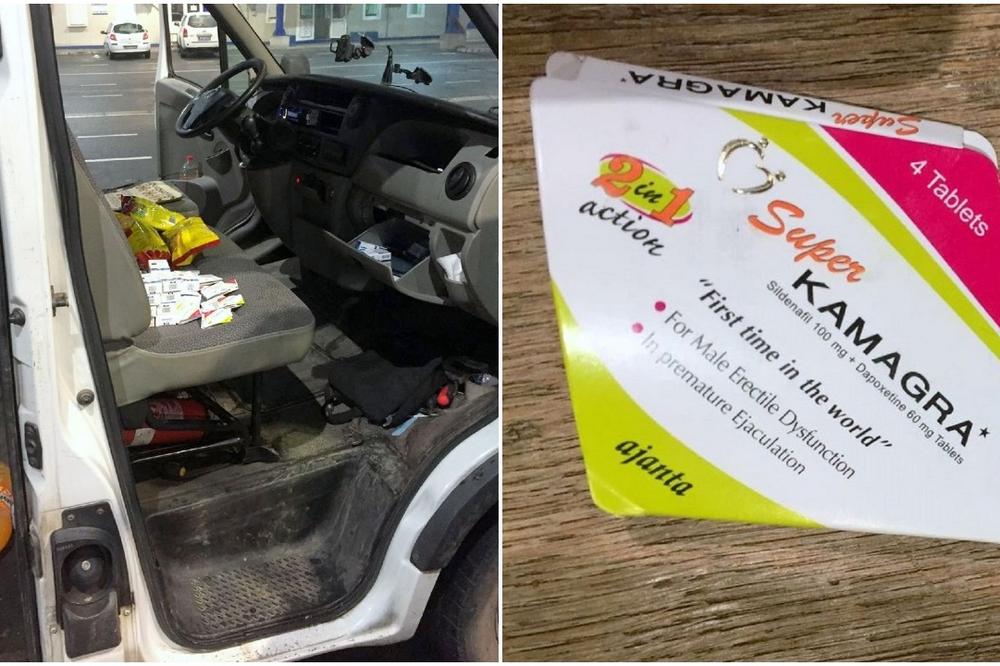 KOMANDNA TABLA KRILA JE KOLIČINU KOJA BI I KONJA UBILA! Carinici zaplenili tablete i gelove KAMAGRE (FOTO)