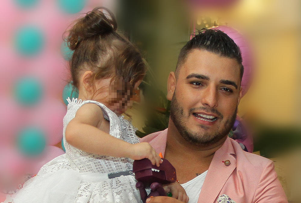 Darko Lazić i ćerka Lorena 