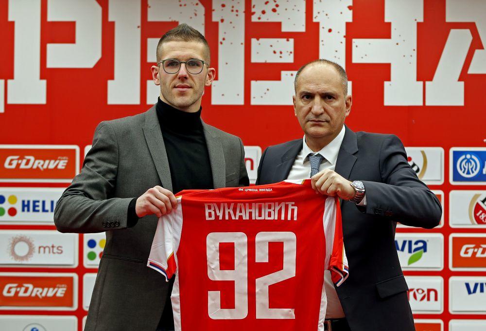Aleksa Vukanović kada je potpisao za Zvezdu  