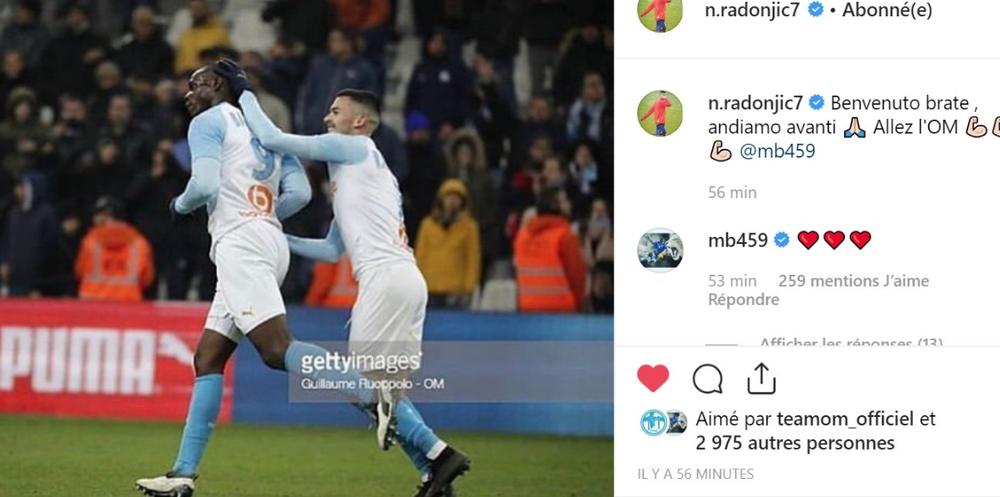 Poruka Radonjića za Balotelija preko Instagrama  