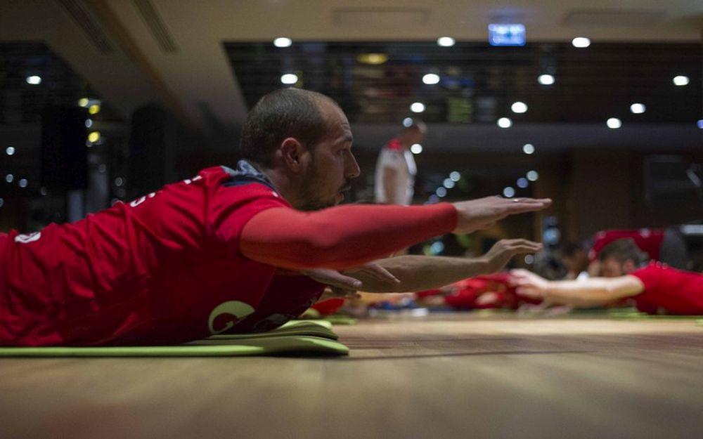 Milan Borjan na treningu u teretani