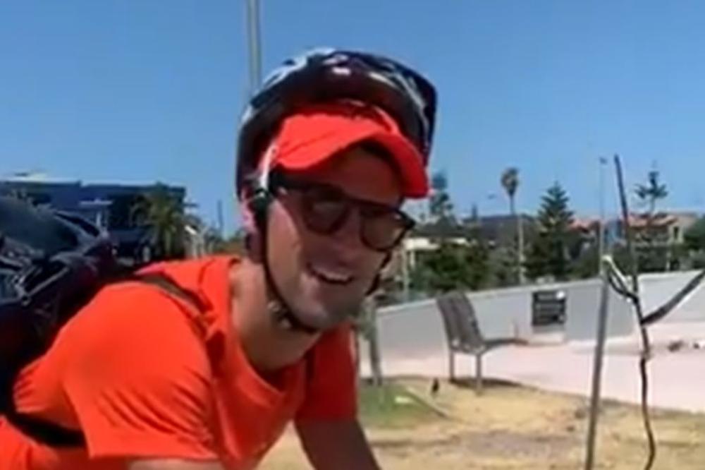 NOLE, PA ŠTO TI TO PADE NA PAMET DA RADIŠ PRED FINALE?! Budi oprezan, nije ti pametno baš takvo zezanje pred meč!