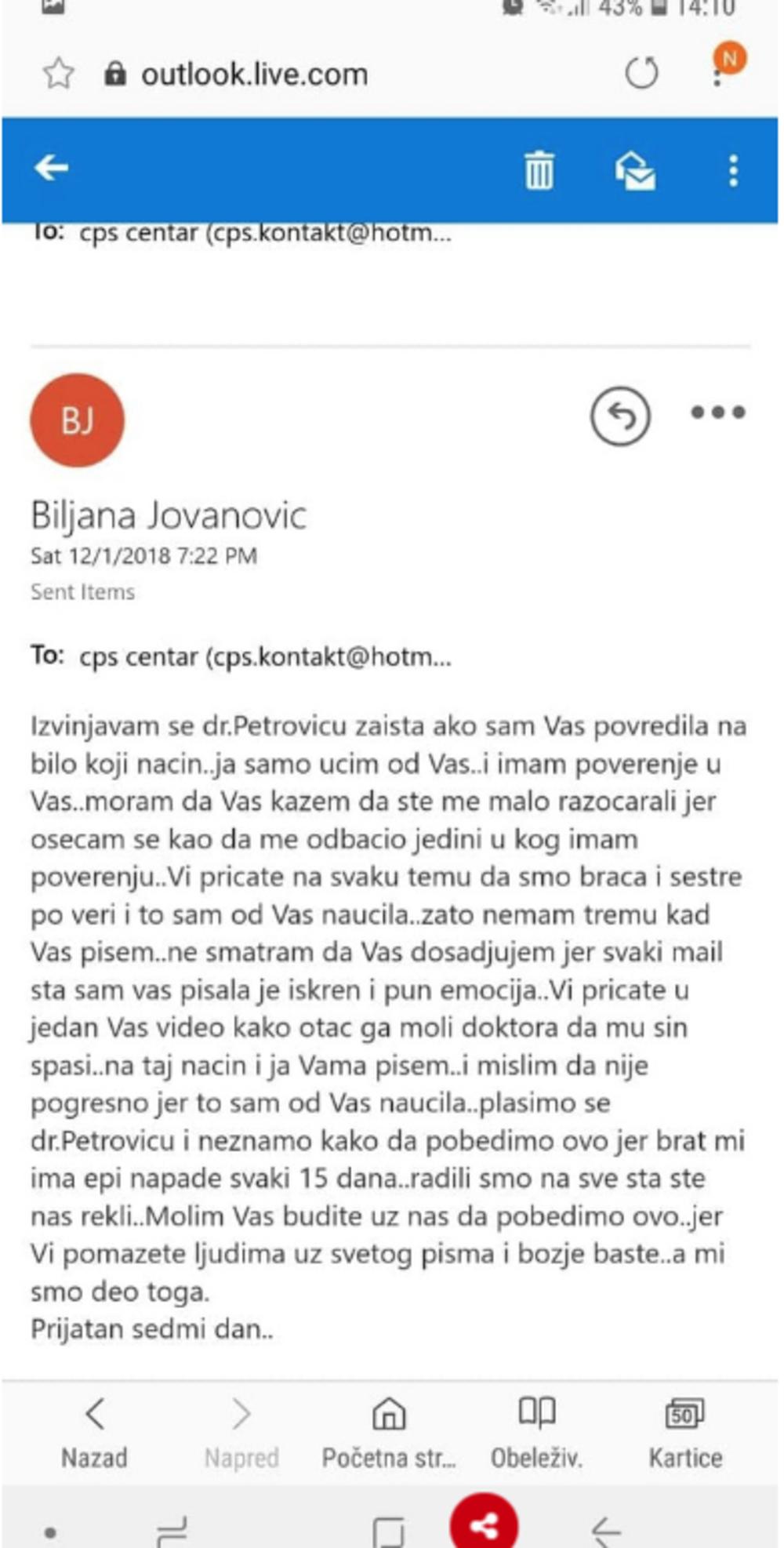 Poruke sa Miroljubom Petrovićem 