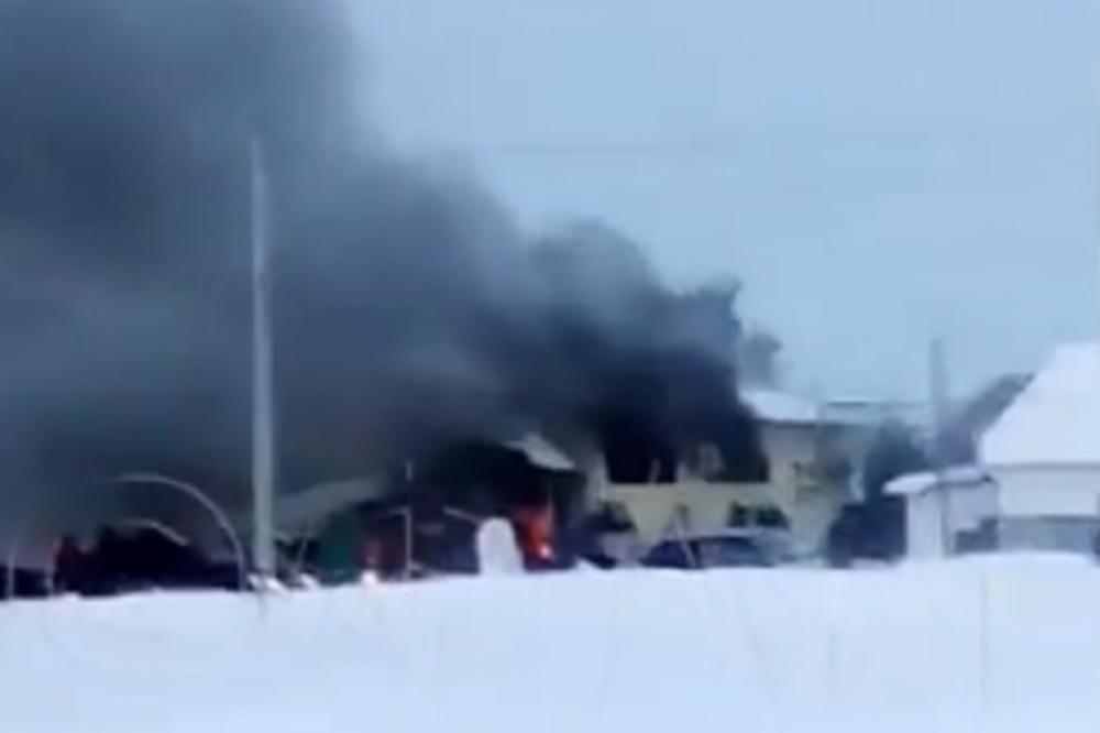 STRAVIČNA EKSPLOZIJA GASA U RUSIJI: Povređeno 40 ljudi, među njima i dvoje dece! (VIDEO)