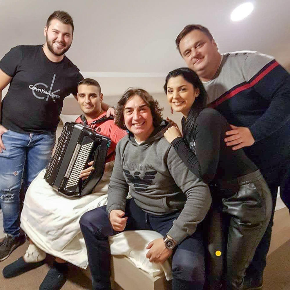 Darko Lazić sa prijateljima 