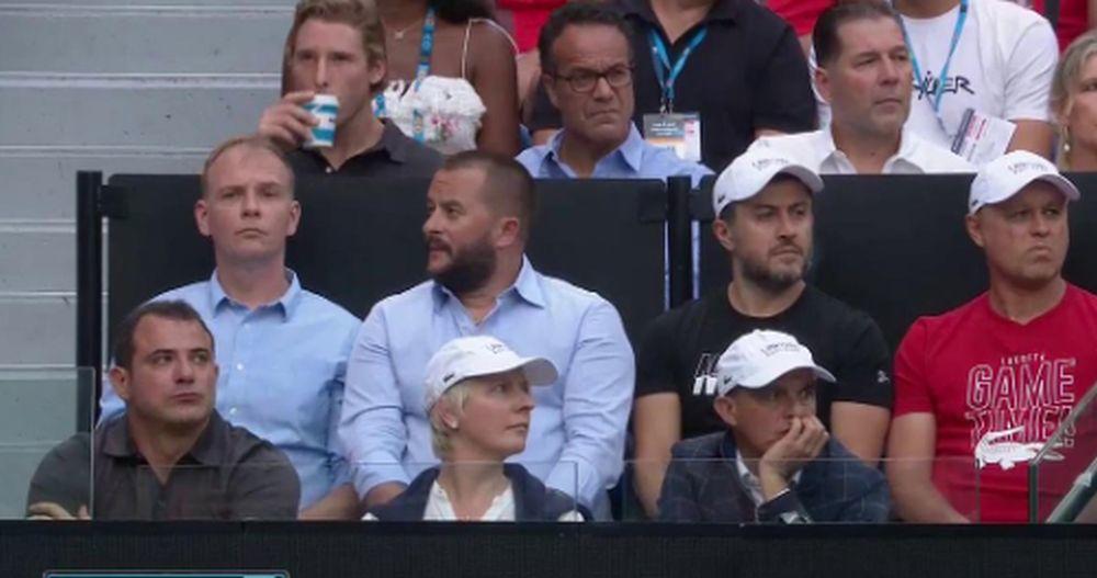 Ivan Ivanović i Dejan Stanković posmatraju duel Đokovića i Nadala