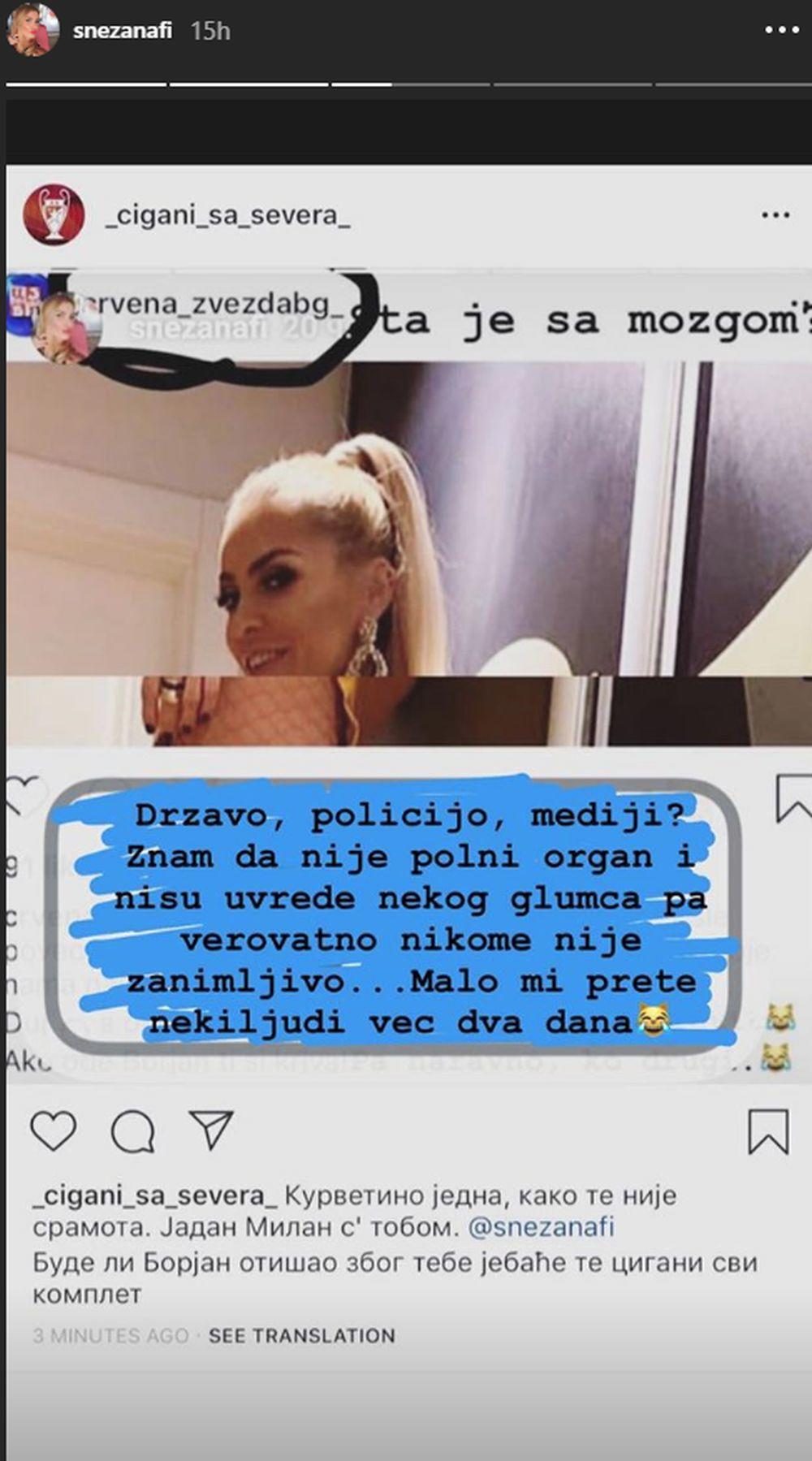 Snežana Borjan je zatražila reakciju nadležnih organa
