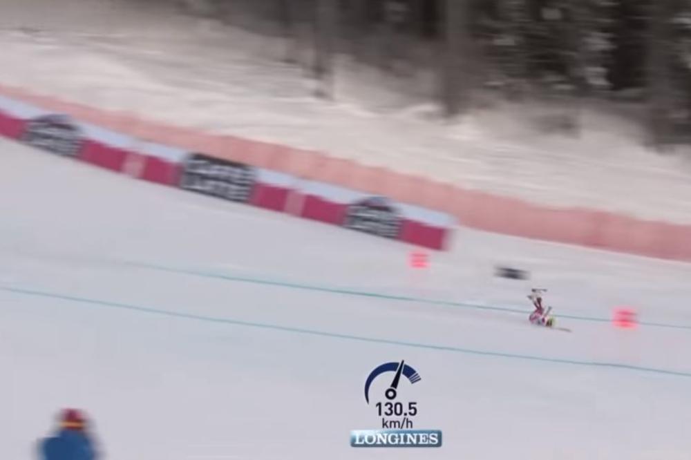 UŽASAN PAD SKIJAŠICE NA KULTNOJ STAZI U GARMIŠ PARTENKIRHENU: Jurila je 130 km na sat i uletela u zaštitnu ogradu!