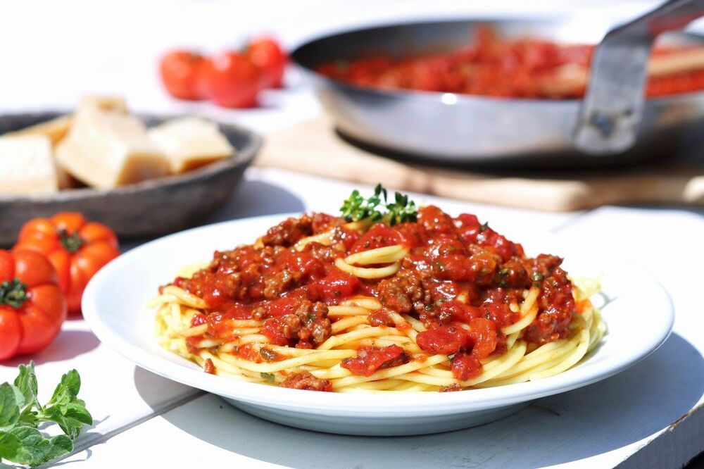 Špagete, Testenina