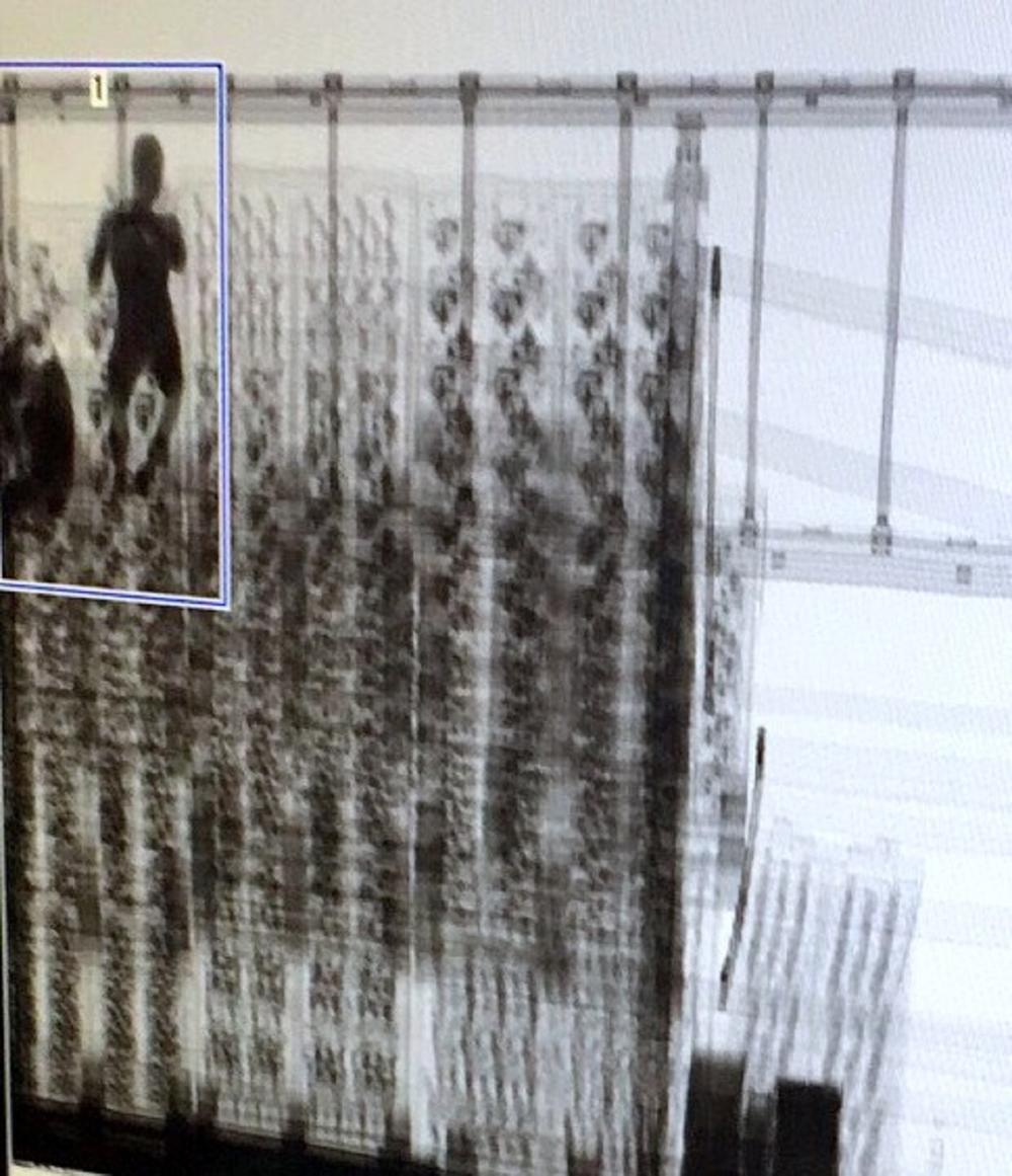Ilegalni migranti uočeni na skeneru  