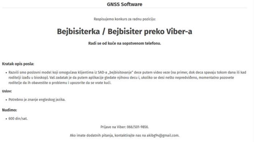 Oglas o kome se priča!