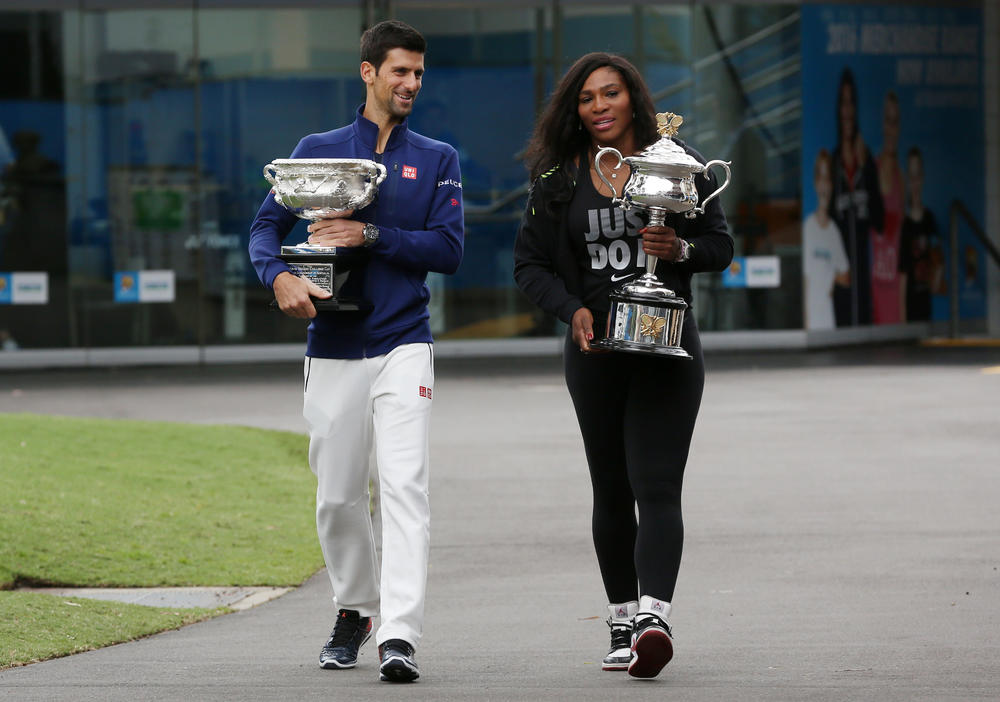 Serena Vilijams i Novak Đoković kao šampioni Australijan opena 2016. godine