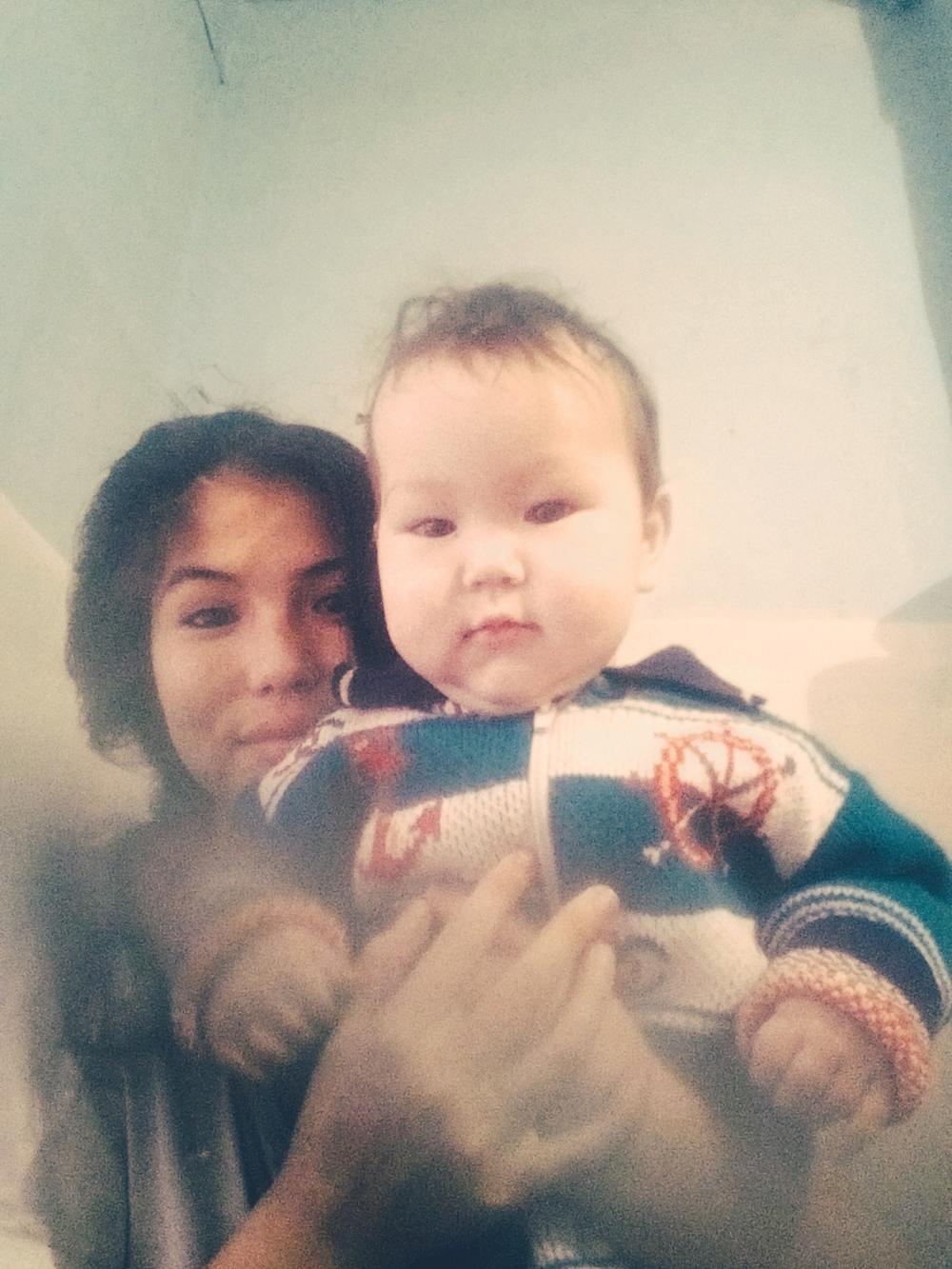 Viktoria sam preminulim sinom 