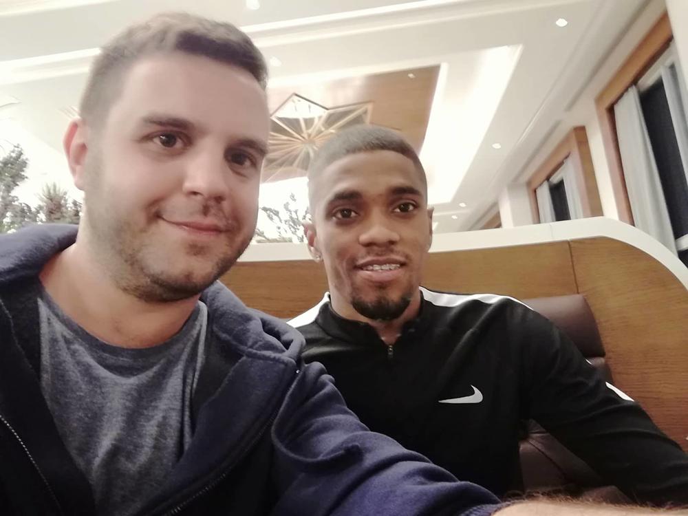 Rikardo Gomeš i naš reporter  