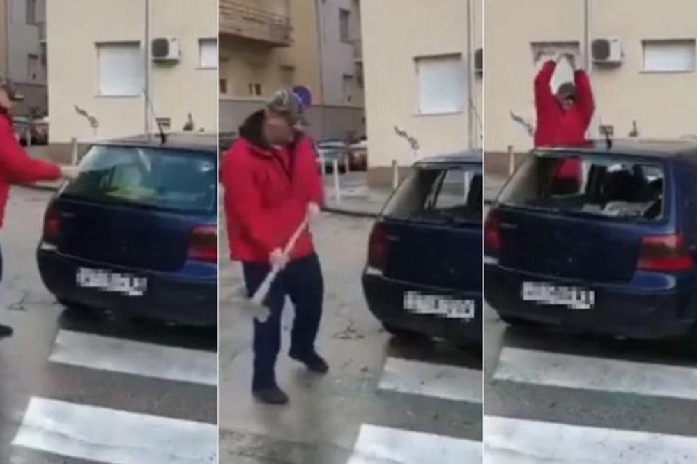 VIDEO DA JE BAHATI VOZAČ PARKIRAO NA PEŠAČKOM, PA JE UZEO ČEKIĆ U RUKE! Balkanac očitao lekciju SVIMA! (VIDEO)