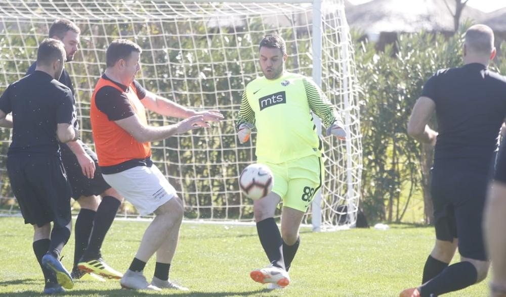 Aleksa Radosavljević u utakmici Partizana i Crvene zvezde  