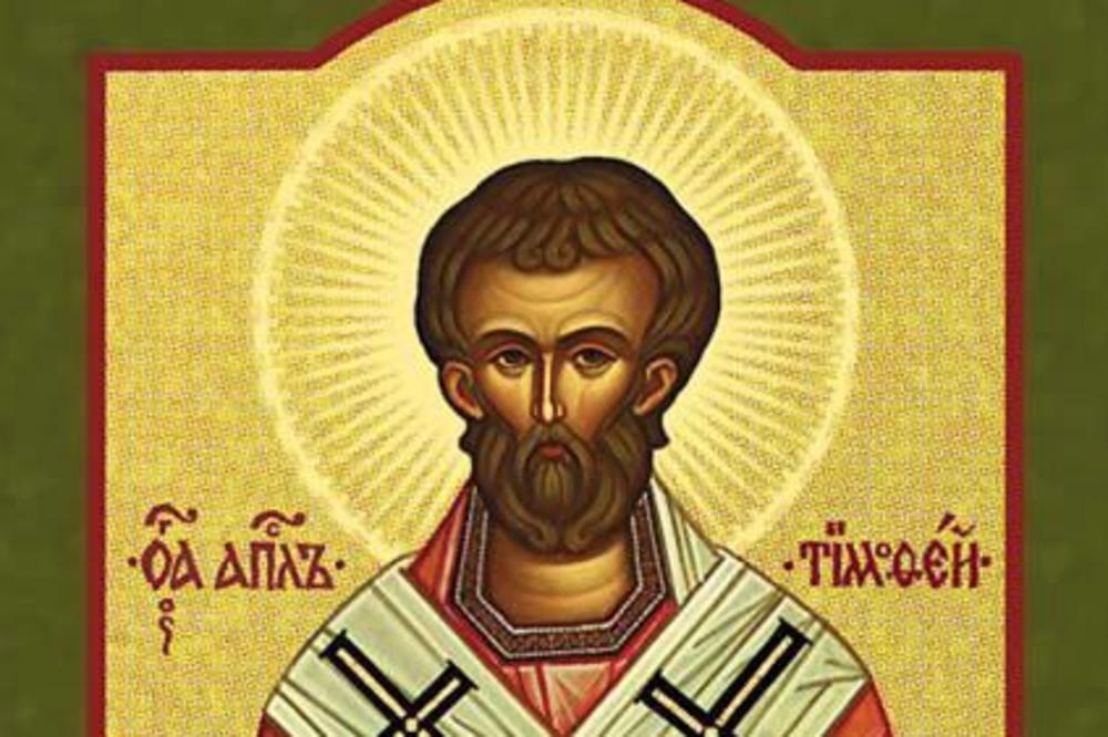 DANAS SLAVIMO SVETOG APOSTOLA TIMOTEJA: Obavezno jednu stvar URADITE danas ako želite Boga na svojoj strani