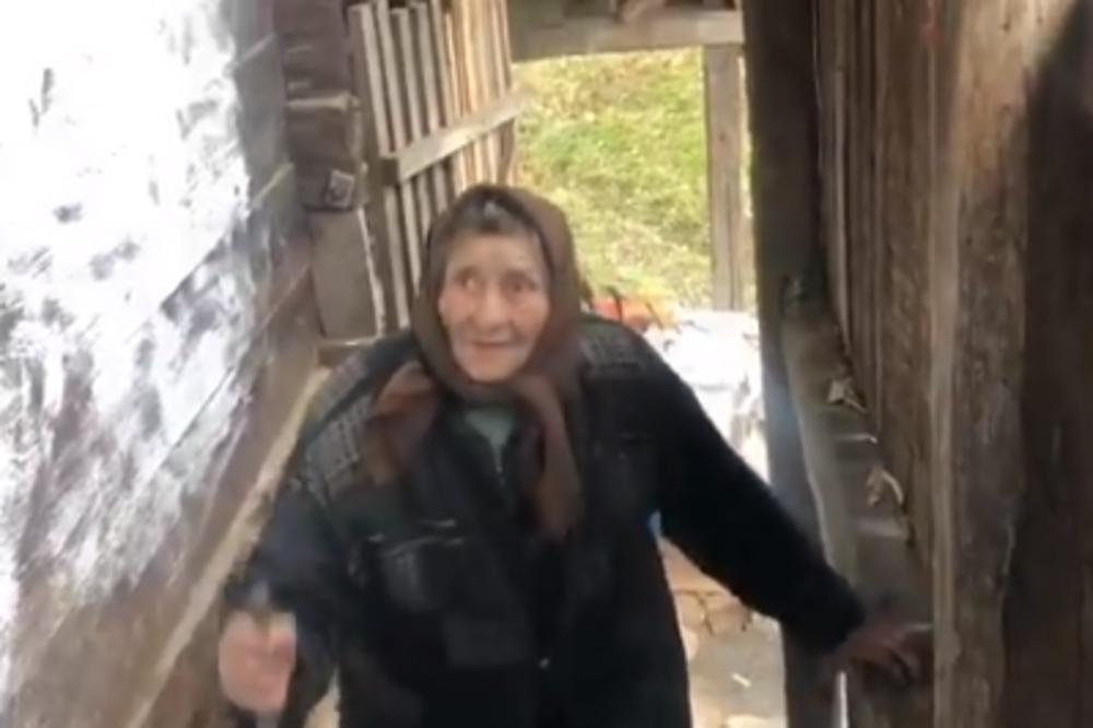BAKA LJUBA (88) SRPKINJA KOJA ŽIVI U HRVATSKOJ, 55 GODINA NIJE IMALA STRUJU: Zbog njene reakcije ćete ZAPLAKATI!