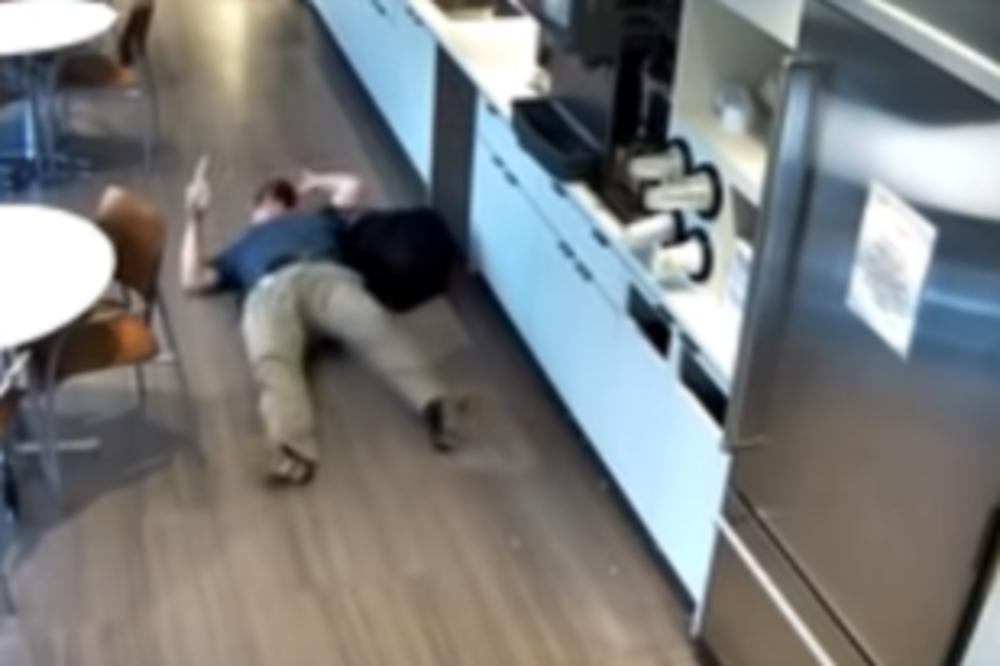 TRAŽIO NOVAC OD OSIGURANJA ZBOG POVREDE NA RADU: Kamere su otkrile njegov PRLJAVI TRIK (VIDEO)