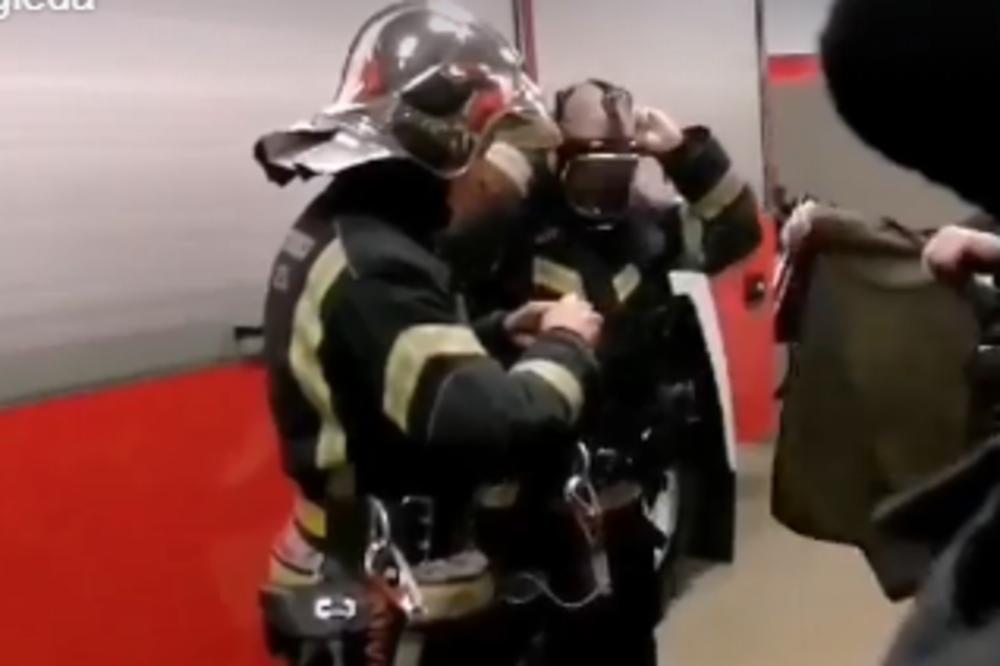 VATROGASCU SU STAVILI POVEZ I REKLI MU DA IDE NA VEŽBU: Sačekalo ga je iznenađenje koje ga je ostavilo BEZ TEKSTA