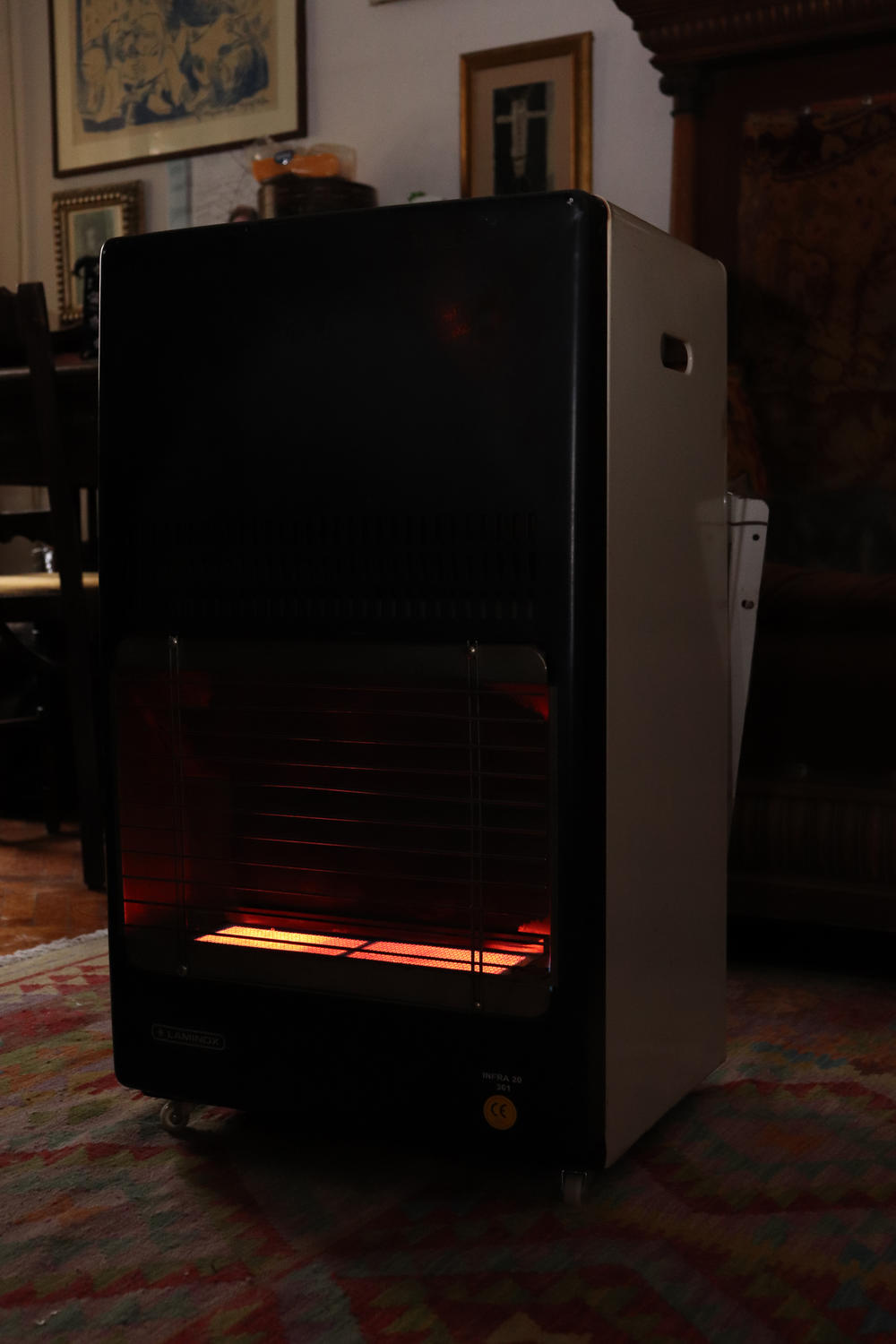 Plinska grejalica koju je Dragana dobila od prijatelja  