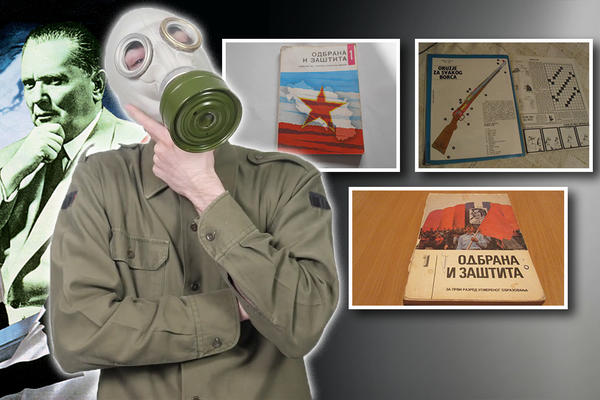 POKUŠAJ UBISTVA S M48,  DISANJE USTA NA USTA, BOMBE... ODBRANA I ZAŠTITA u srednjoj školi SREDINOM OSAMDESETIH