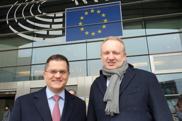 JEREMIĆ I ĐILAS U BRISELU: Opozicija neće učestvovati u radu institucija koje su izgubile demokratski legitimitet
