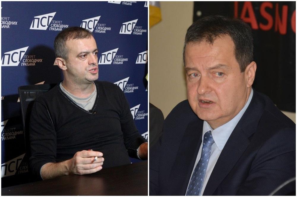 SERGEJ, SMRDI TI IZ USTA! NEĆU DA TI DRMAM CIRKUSKI KAVEZ! Nastavlja se fajt Dačića i glumca, UDARAJU NIKAD JAČE!