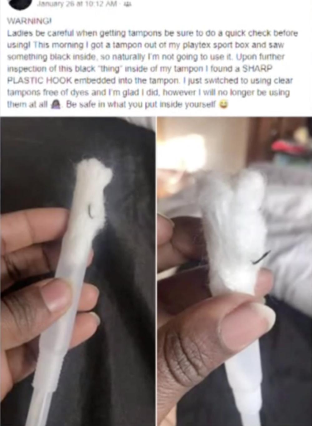 U tamponu je pronašla kukicu  