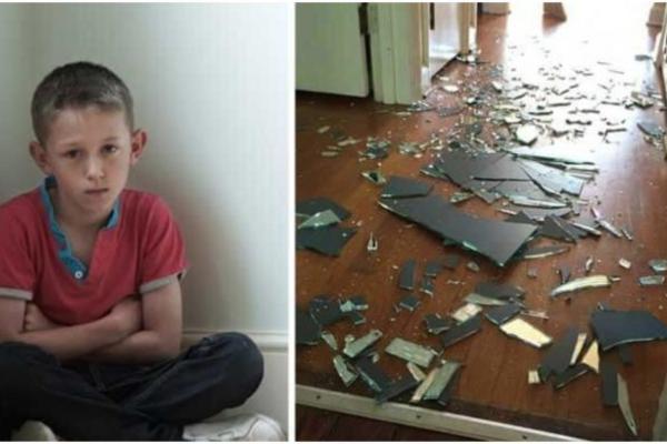 NJEN SIN JE BIO BESAN TOLIKO DA JE RAZBIO OGLEDALO: Reakcija ove majke na incident svima treba da bude ZA PRIMER!