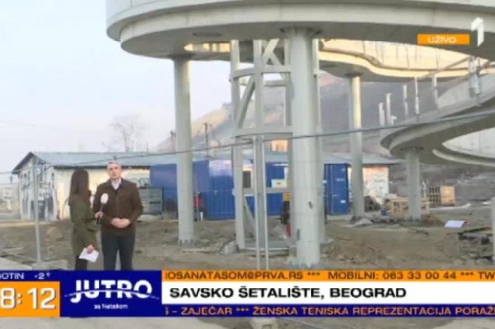 ZAVRŠAVA SE PRVA FAZA: Pasarelom povezan Kalemegdan sa Savom!