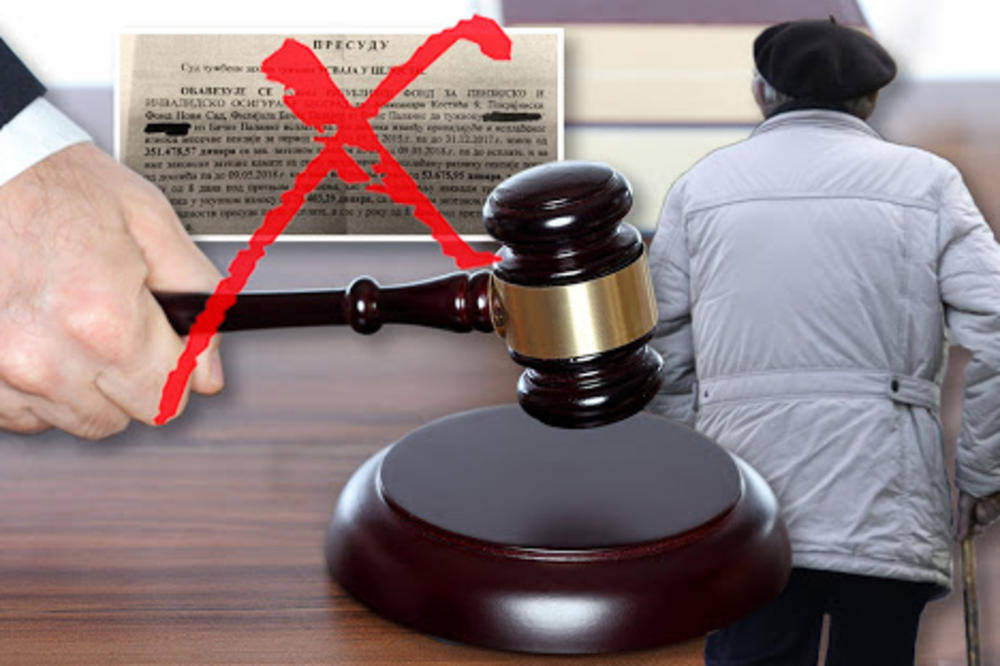 OBORENA PRVA PRESUDA ZBOG SMANJENE PENZIJE: PIO ipak ništa ne mora da vam plati, SUD JE REKAO SVOJE