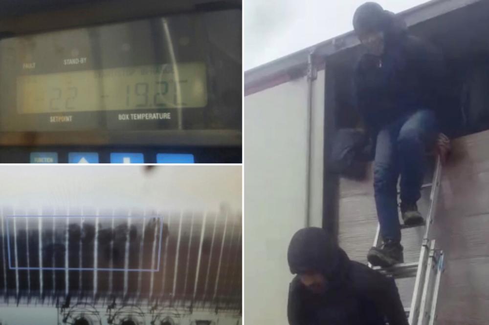MIGRANTI SATIMA BILI U HLADNJAČI NA -22! Carinici su otkrili 7 Avganistanaca koji su došli sa KiM! (FOTO)