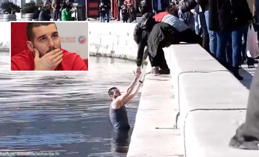 Aleksandro Kralj posle napada u Splitu  