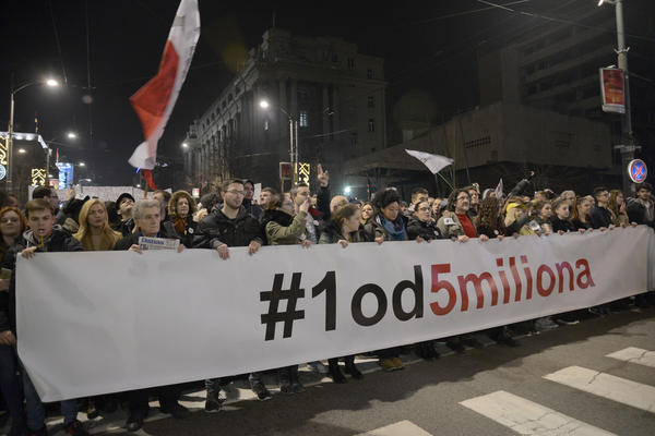 ODLUČILI DA BLOKIRAJU RTS: Đilasova pulenka najavila radikalizaciju protesta