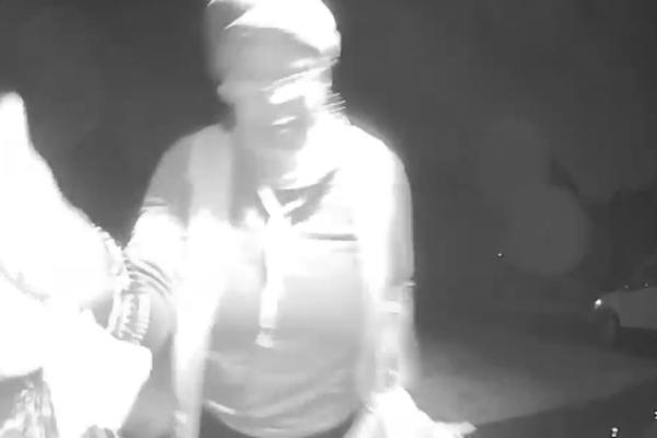 ŽENA JE OTVARALA VRATA SVOJE KUĆE: Nije ni slutila šta je vreba IZ MRAKA (VIDEO)