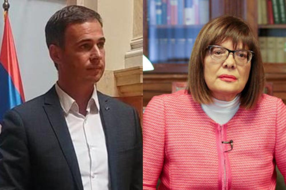 ALEKSIĆ: Poslanici SZS traže hitnu smenu Maje Gojković zbog grubog falsifikata