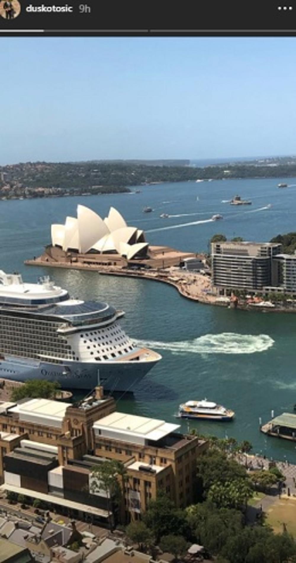 Tošić uživa u Sidneju, od čestitke ni traga  