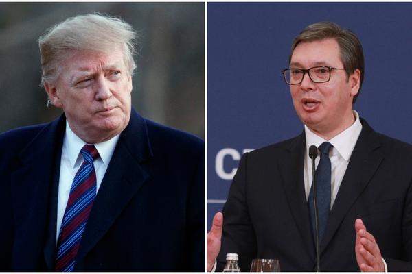 TRAMP ČESTITAO VUČIĆU DAN DRŽAVNOSTI, PA SE DOTAKAO PRIŠTINE: Traži uzajamno priznanje