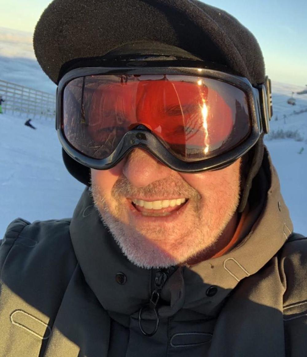 Goran Bregović na skijanju